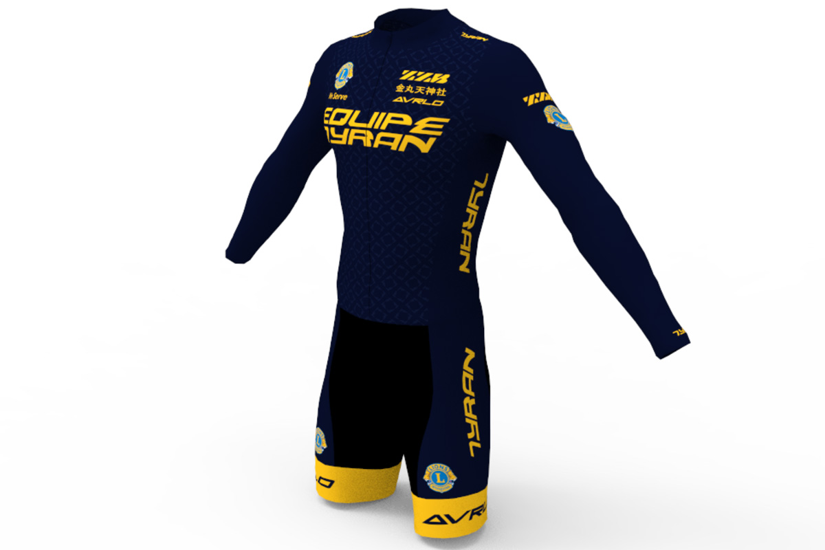 AVRLO-PRO サーモセパレートワンピース(斜前)