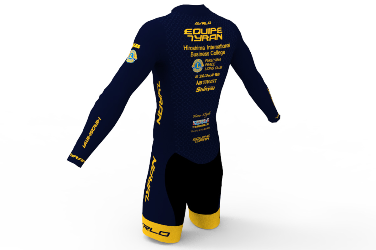 AVRLO-PRO サーモセパレートワンピース(斜後)